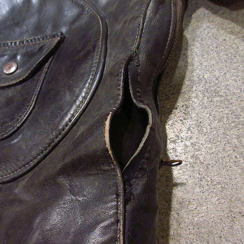 ビンテージ50's○BUCO J-24レザーモーターサイクルジャケット黒 ビンテージ50's○BUCO J-24レザーモーターサイクルジャケット黒