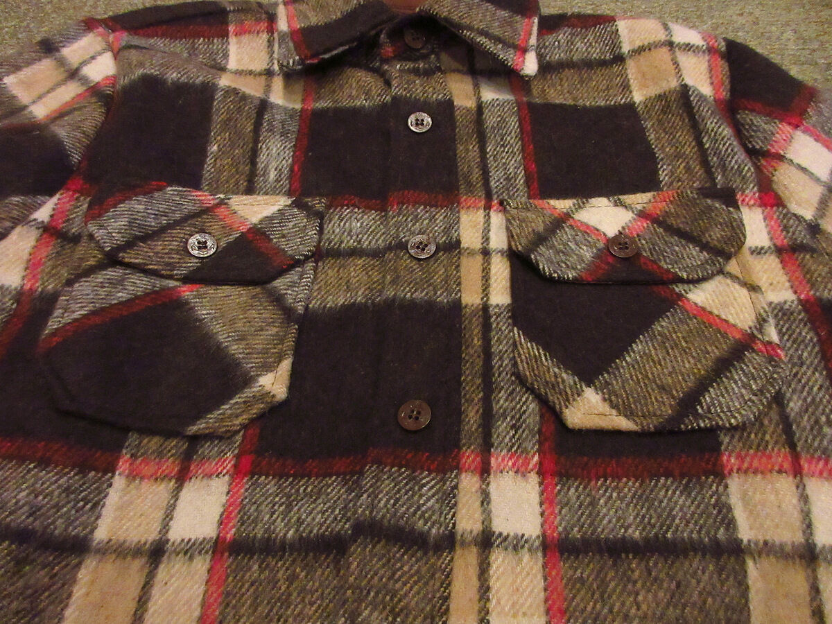好配色 80s brewster ウール CPO シャツ ジャケット ビンテージ fit=scale-down,w=1200