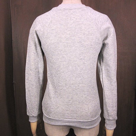 ビンテージ70’s80's●DEADSTOCKラグランスウェットグレーsize L●250322z3-m-sws無地デッドストックトレーナー