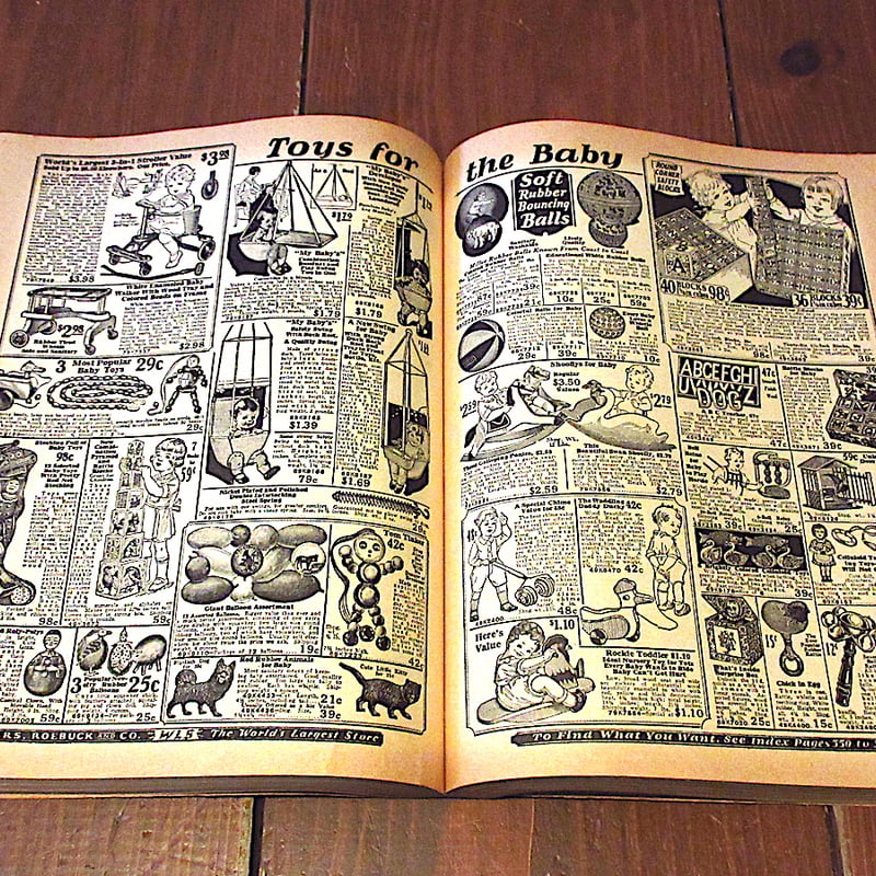 ビンテージ70's○1927年SEARS,ROEBUCKカタログ復刻版○260318j8-ot