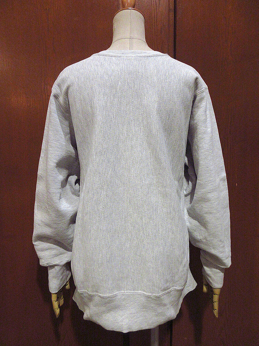 90s USA製 チャンピオン リバースウィーブ 霜降りグレー M ビンテージ90's○Championリバースウィーブスウェット霜降り