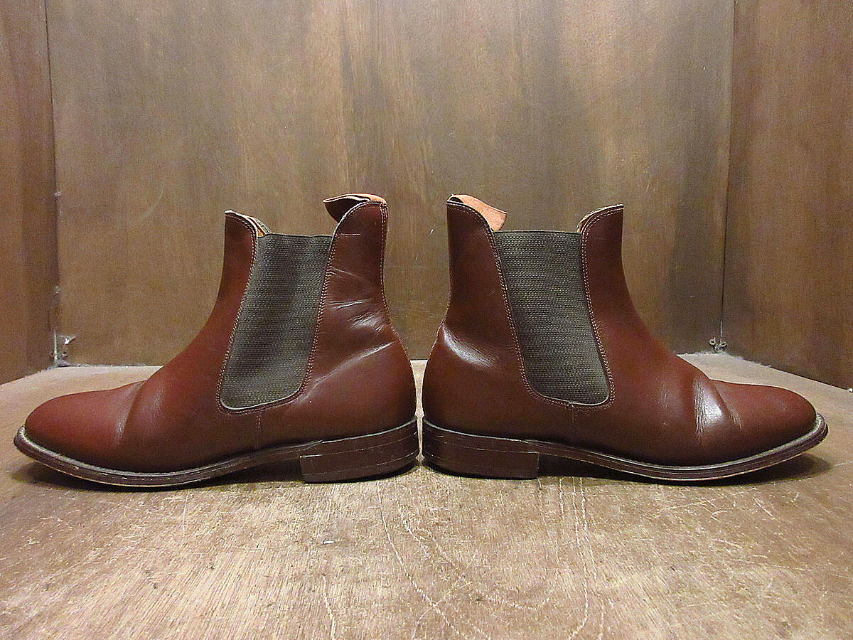ビンテージ70's○サイドゴアブーツ茶size 6 1/2○231003i2-m-bt-245