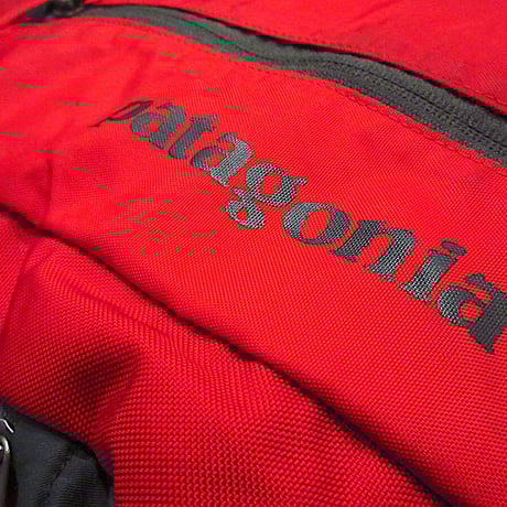 ビンテージ●Patagoniaナイロンバックパック赤●230309m3-bag-bp鞄リュックアウトドア雑貨