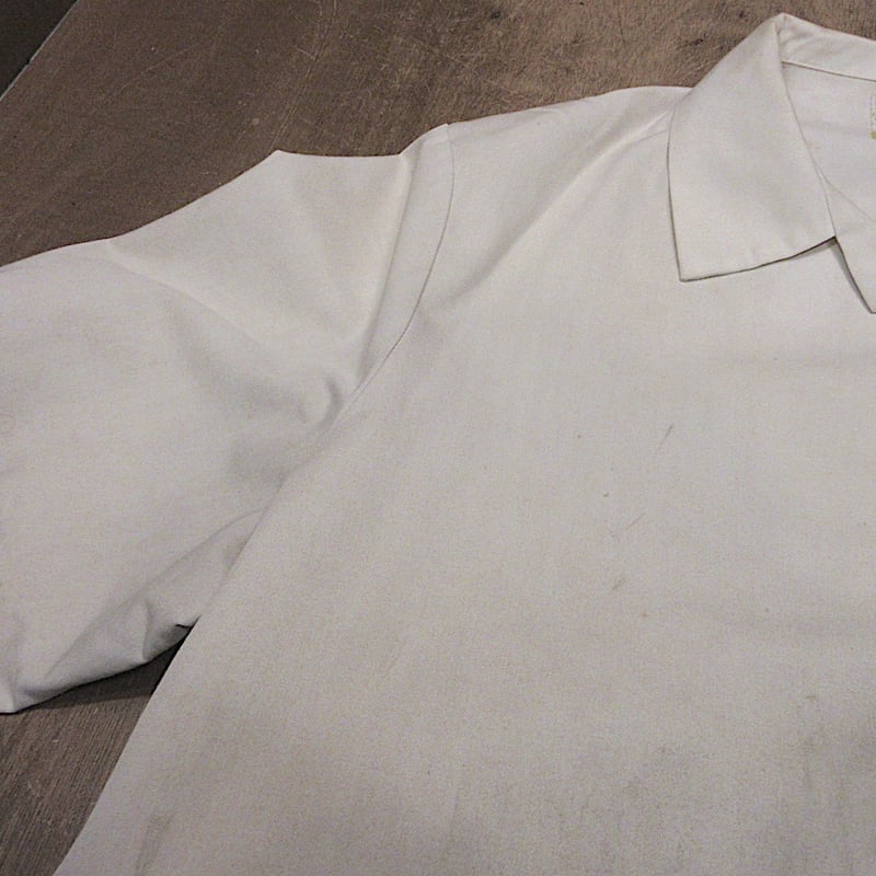 ビンテージ70's80's○ショップコート白size 50○250405z4-m-ct
