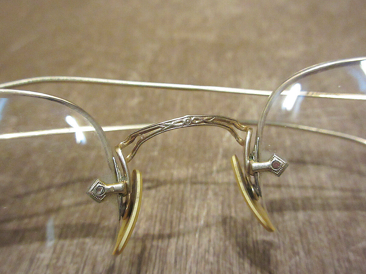 ビンテージ40's○ケース付きAmerican Optical 1/10 12KGF NUMO