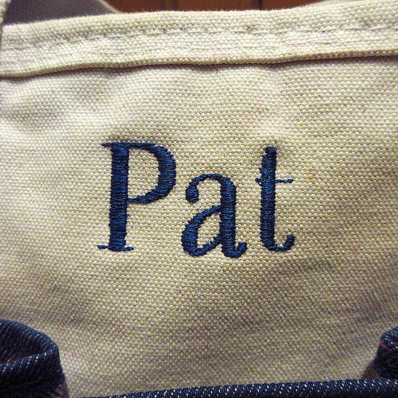 MADEIN U.S.A. L.L.Bean刺繍犬ワッペン入りボートアンドデニムトート