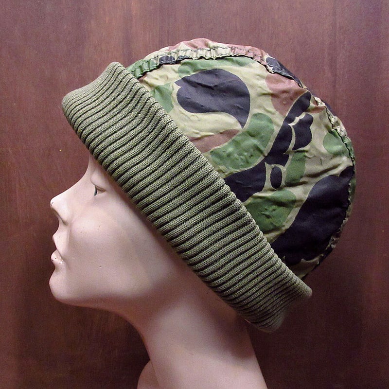 北*浪様 80s エディーバウアー キャップ グリーンデニム レザー 80s エディーバウアー キャップ グリーンデニム レザー