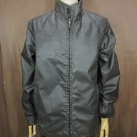 ビンテージ60’s70’s●JOHN DEEREレディースナイロンスイングトップ黒size L●250406z3-w-jk-ot企業ジャケットアウター古着