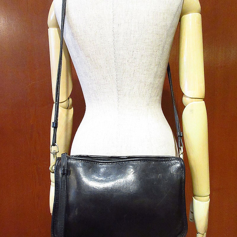 COACH コーチ レザーショルダーバッグ オールドコーチ USA製 COACH オールド コーチ 2WAY レザー ショルダーバッグ