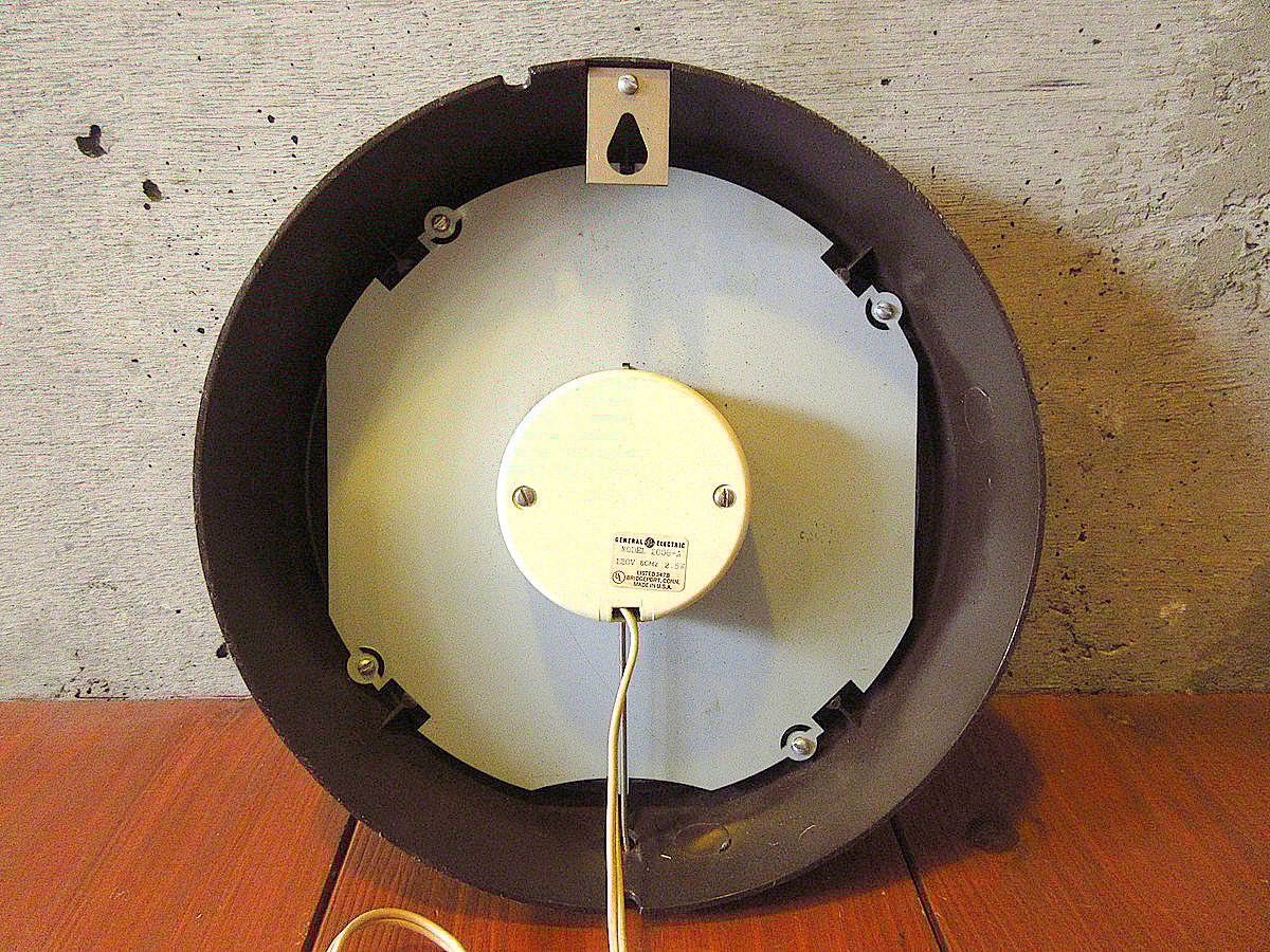 ビンテージ○GENERAL ELECTRIC 2008Aスクールクロック茶 ビンテージ○GENERAL ELECTRIC 2008Aスクールクロック茶