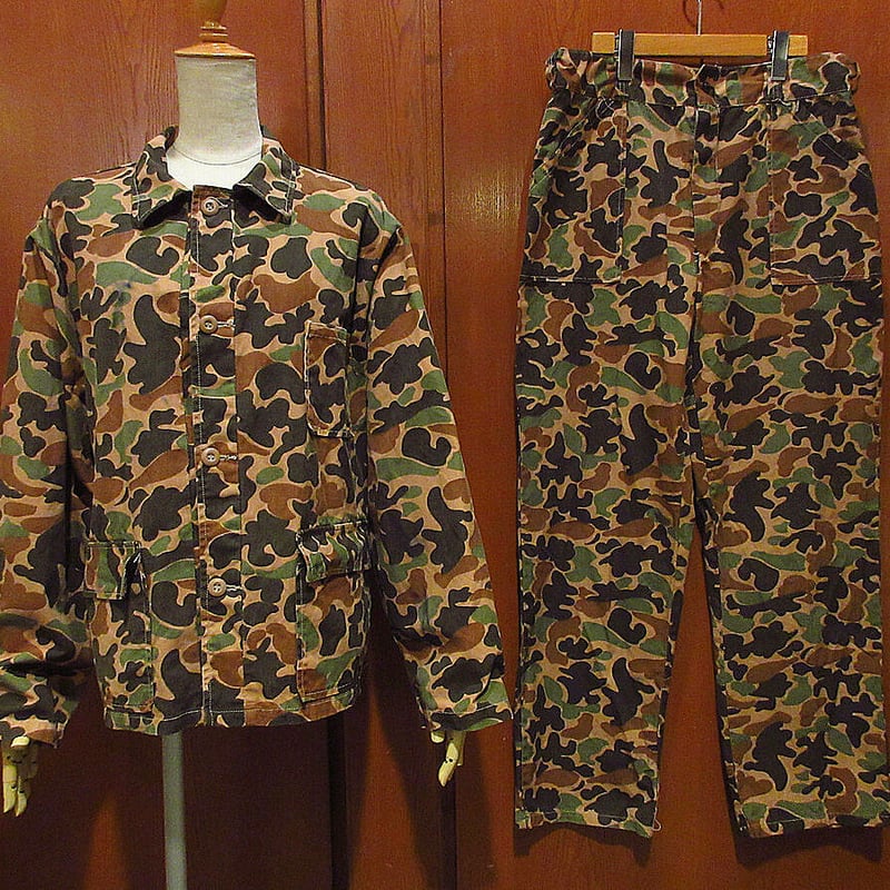 ビンテージ70's80's○GAME WINNER SPORTSWEARダックハンターカモハン