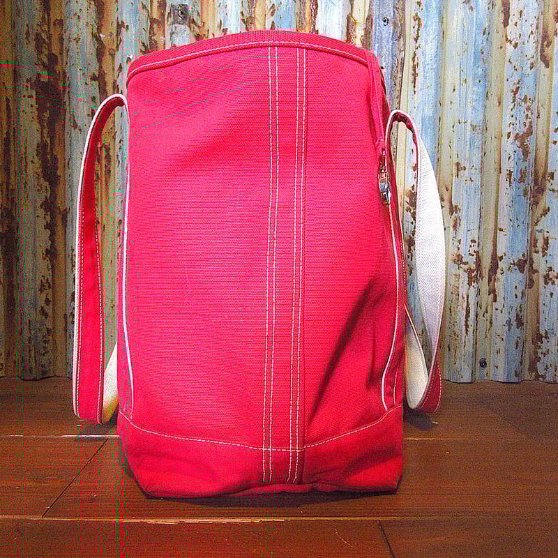 LAND'S ENDキャンバストートバッグ赤○250430k7-bag-ttランズ