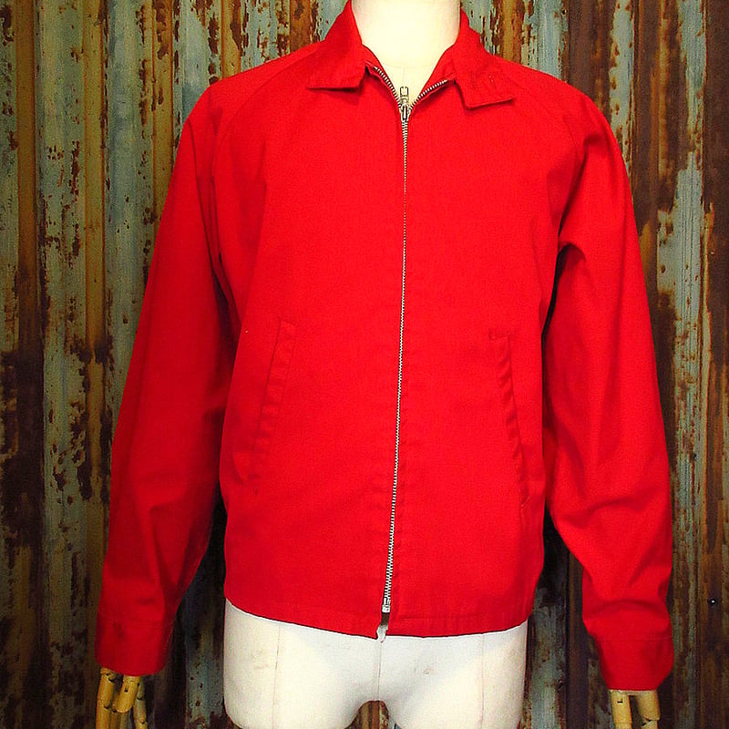ビンテージ90's○SPORTSMASTER LUCKY LAGERスウィングトップ赤size