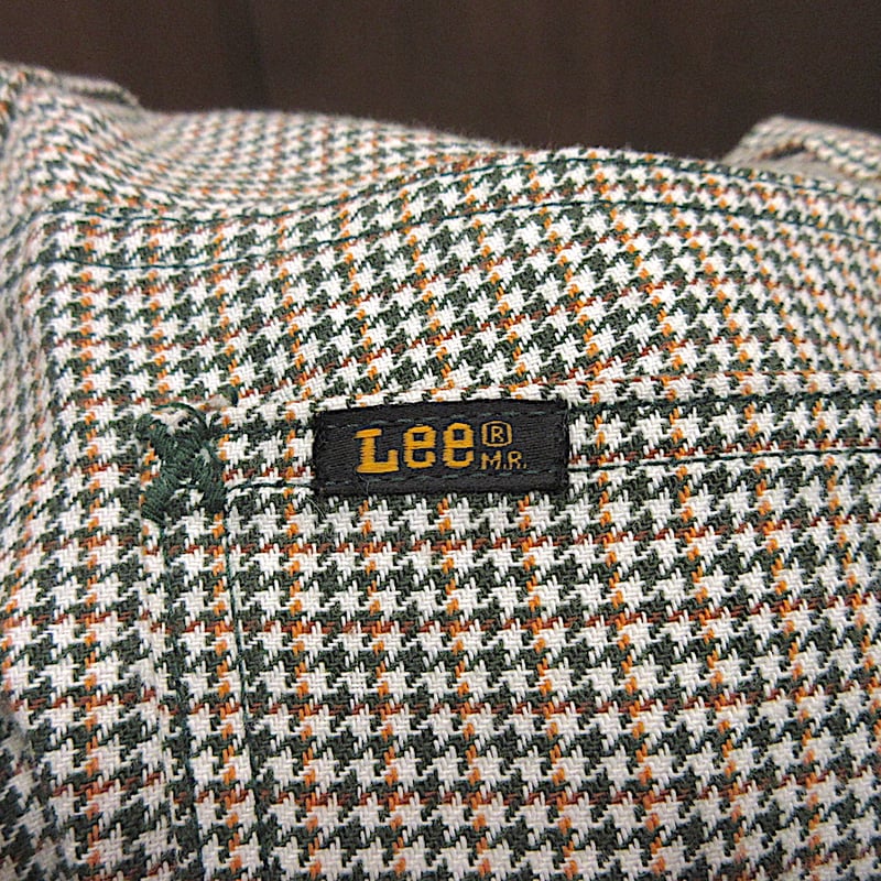 ビンテージ70's○Lee RIDER千鳥格子ブーツカットパンツ実寸W66cm