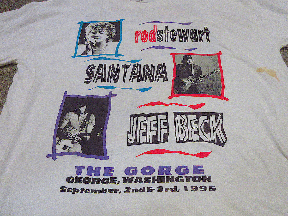 レアJeff Beck 1990 デッドストックTシャツ　ヨーロッパツアー レアJeff Beck 1990 デッドストックTシャツ ヨーロッパツアー