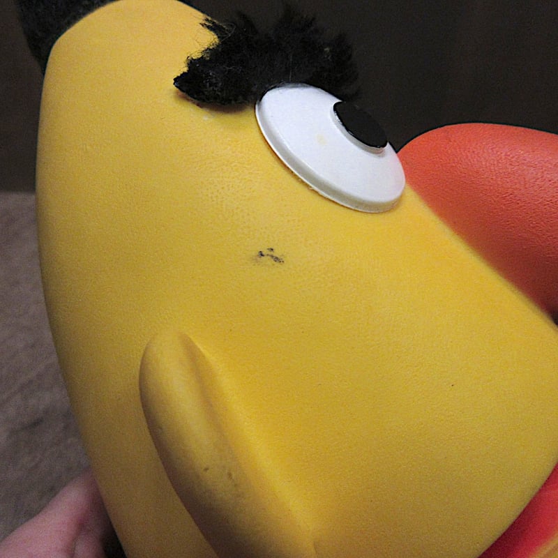 ビンテージ70's○バートソフビハンドパペット○251101n7-dollセサミ