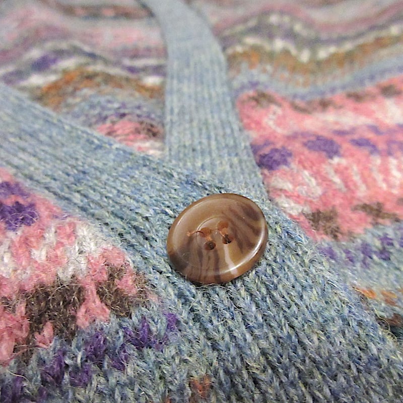 ビンテージ80's90's○Eddie Bauerノルディックカーディガンsize XL○25