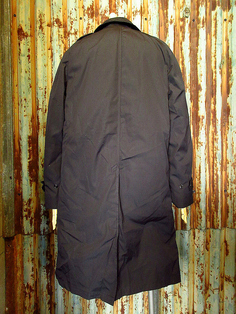 ビンテージ80's○DEADSTOCK U.S.NAVYオールウェザーコート紺size 36R