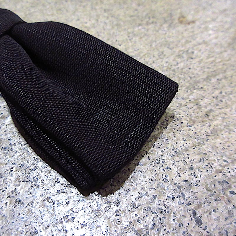 ビンテージ~60's○クリップ式蝶ネクタイ黒○251019n5-bwtブラック