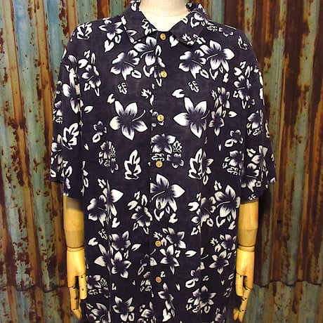 Vintage ハワイアンシャツ アロハ　レディース ハワイ アロハシャツ ハワイアン航空 旧制服アロハシャツ