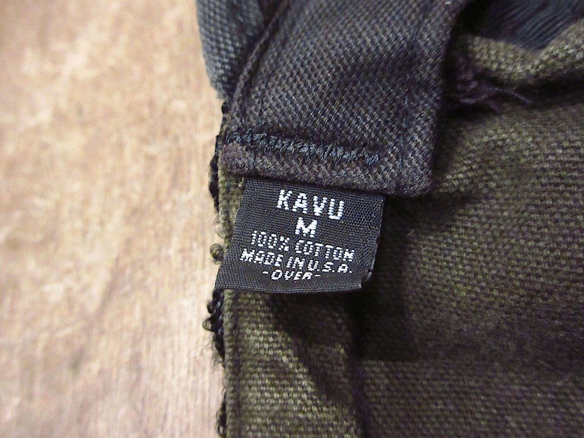 ビンテージ90's○KAVUコットンストラップキャップ茶M○220320i6 ビンテージ90's○KAVUコットンストラップキャップ茶M○220320i6