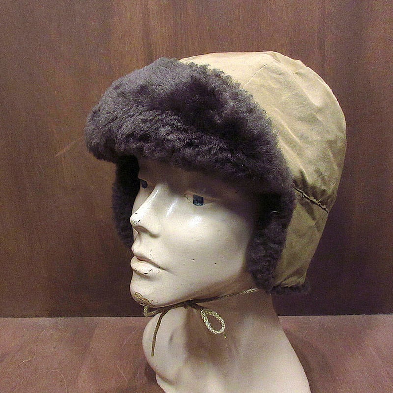 ビンテージ80's○Eddie Bauerダウンキャップsize XL○211113s4-m-