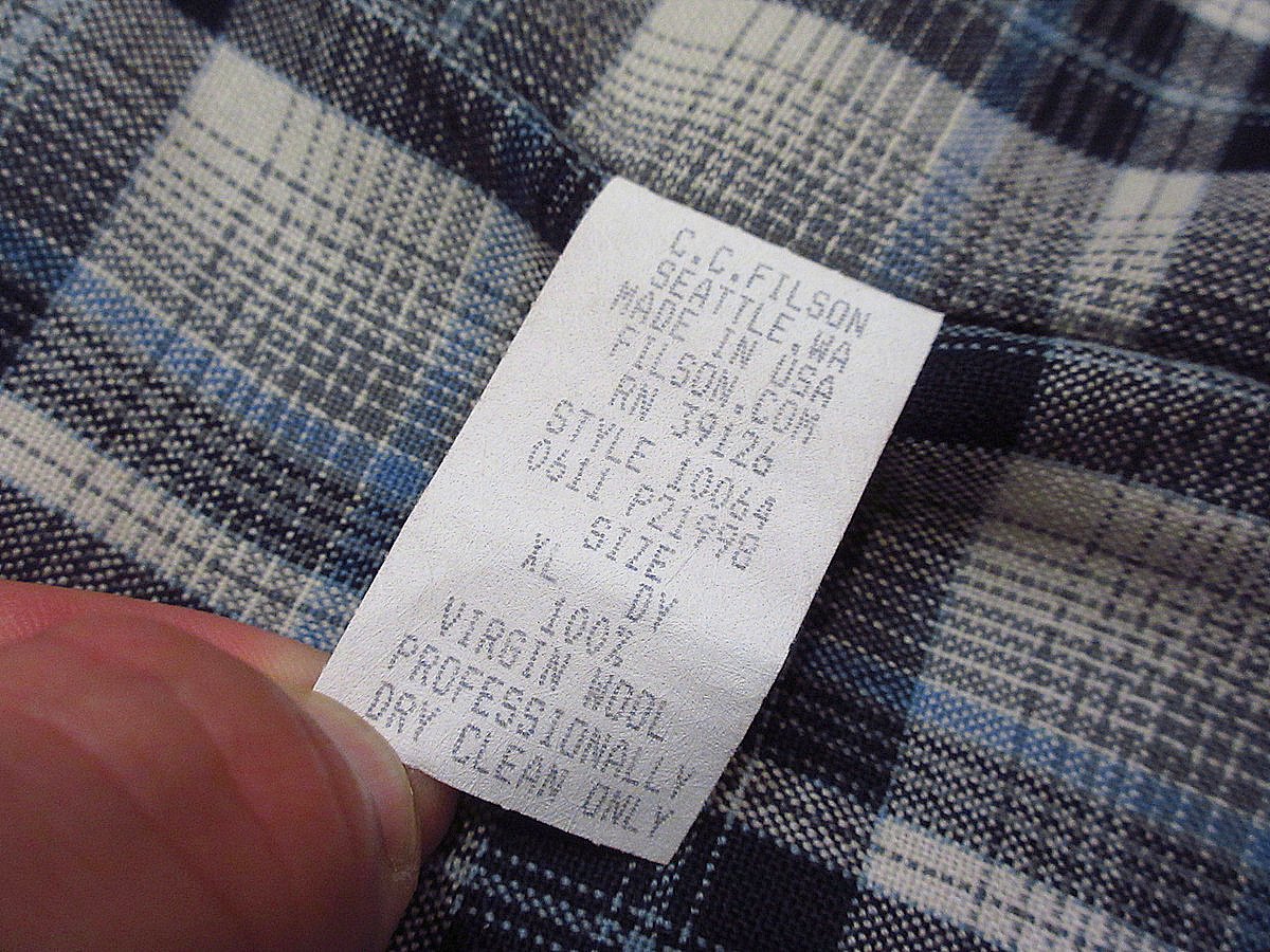 FILSON○襟付きウィップコードベストグレーsize XL○240926i4-m FILSON○襟付きウィップコードベストグレーsize XL○240926i4-m