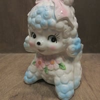 ビンテージ50’s60’s●プードルセラミックプランター●250201j8-otclct雑貨インテリア1950s1960s