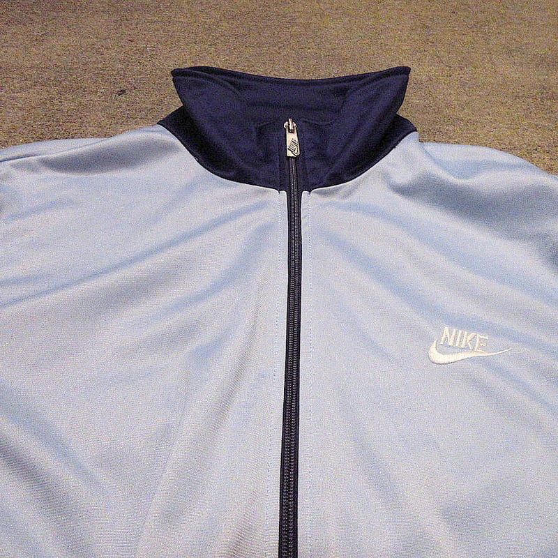 ビンテージ80's○NIKE紺タグツートーンジップアップジャージ紺 ビンテージ80's○NIKE紺タグツートーンジップアップジャージ紺