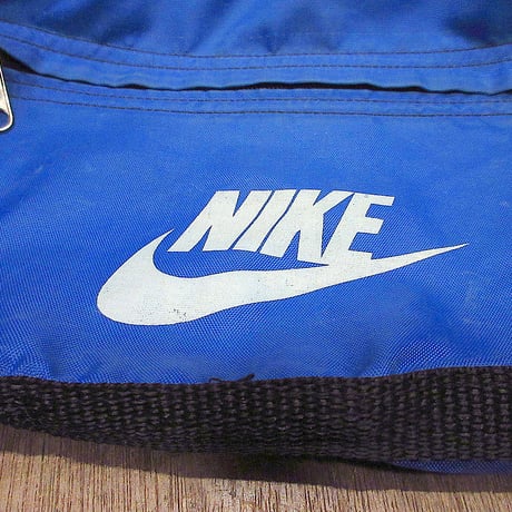 ビンテージ80’s90’s●NIKEポーチ青●231128j5-bag-pch古着1980s1990sウエストバッグナイキ
