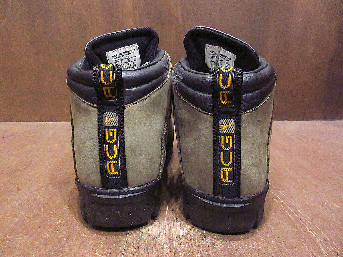 ビンテージレア☆ NIKE ACG ビブパンツ　レアタグ付 ビンテージ90's○NIKE acgトレッキングシューズsize 8○211120s7