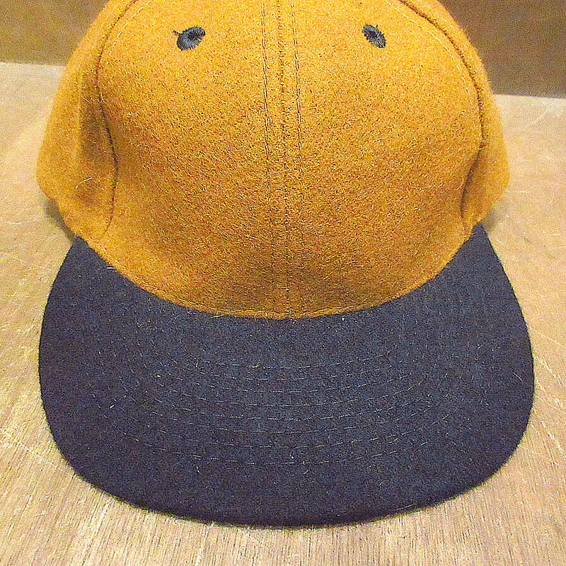 ビンテージ90s○DEADSTOCK OTTO CAP 6パネルツートーンフェルト 