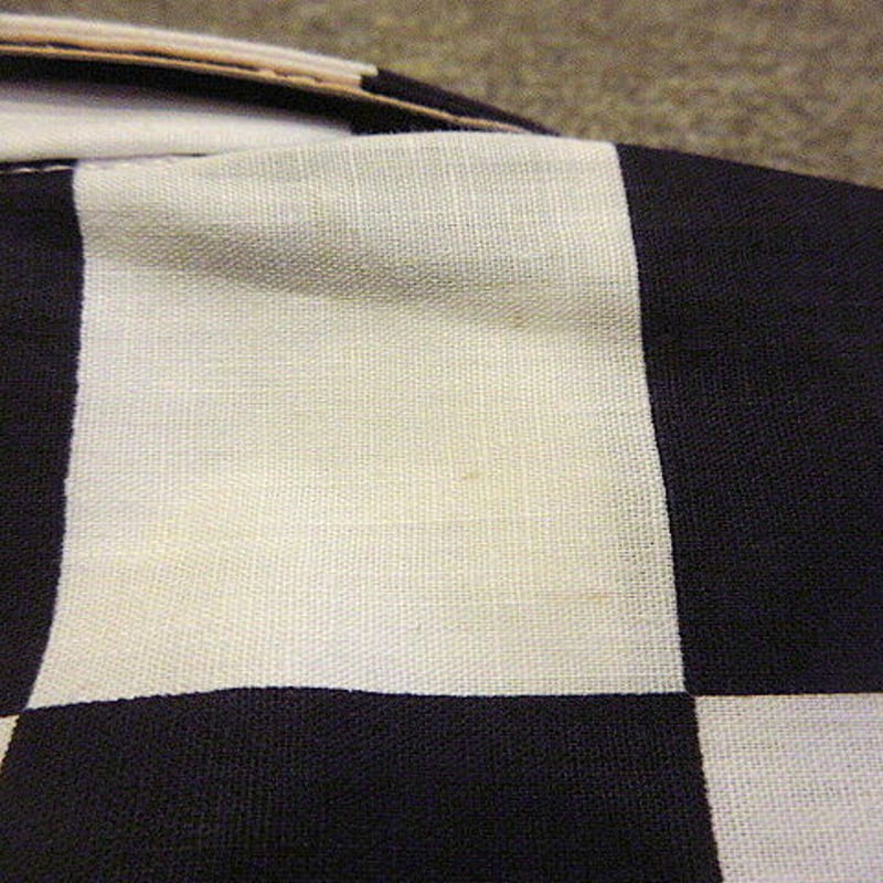 ビンテージ60's○DEADSTOCK Firestoneチェッカーフラッグシャツsize S
