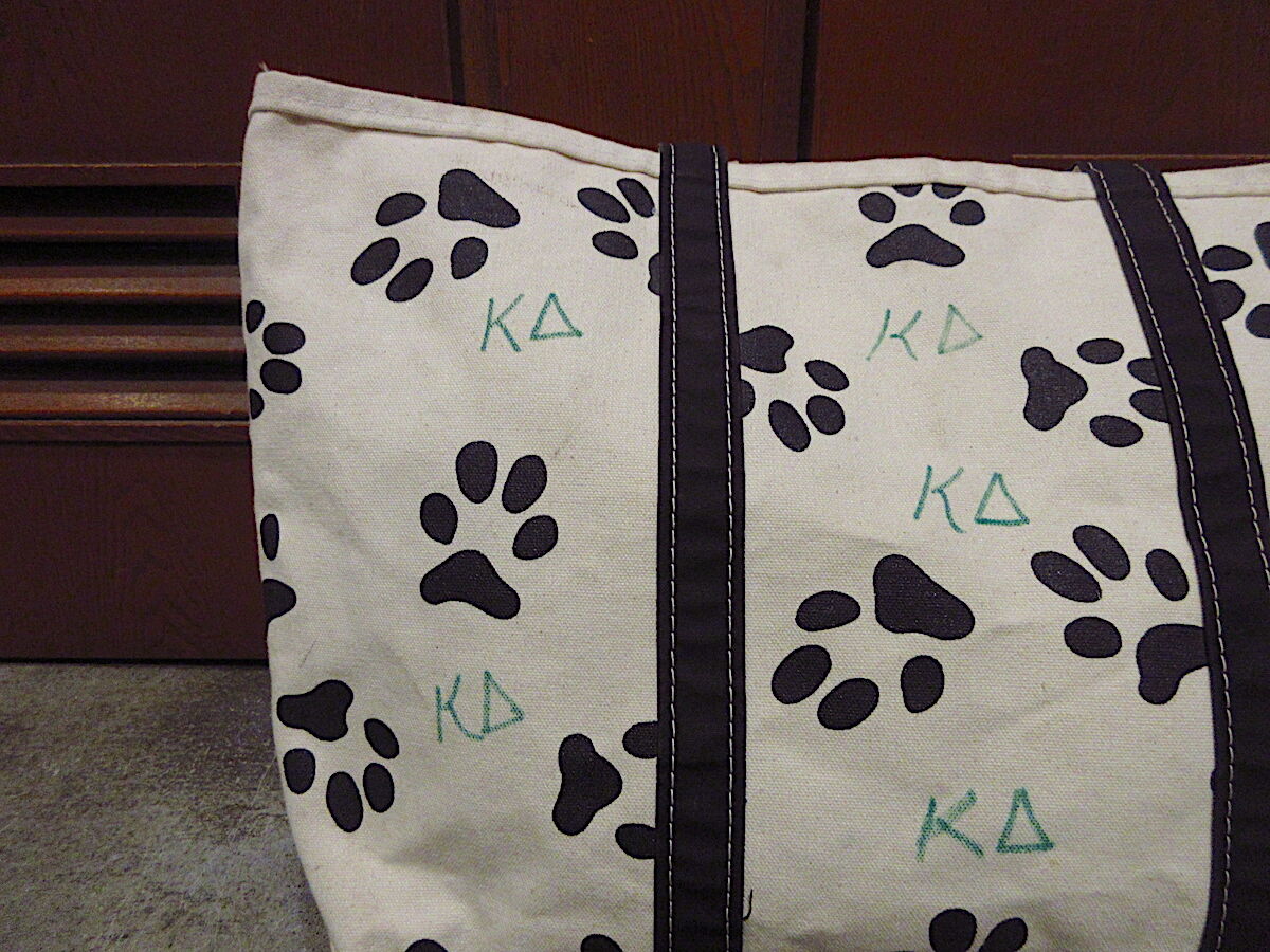 未使用】80's 90's L.L. Bean エルエルビーン 足跡柄 マット ☆90s数量