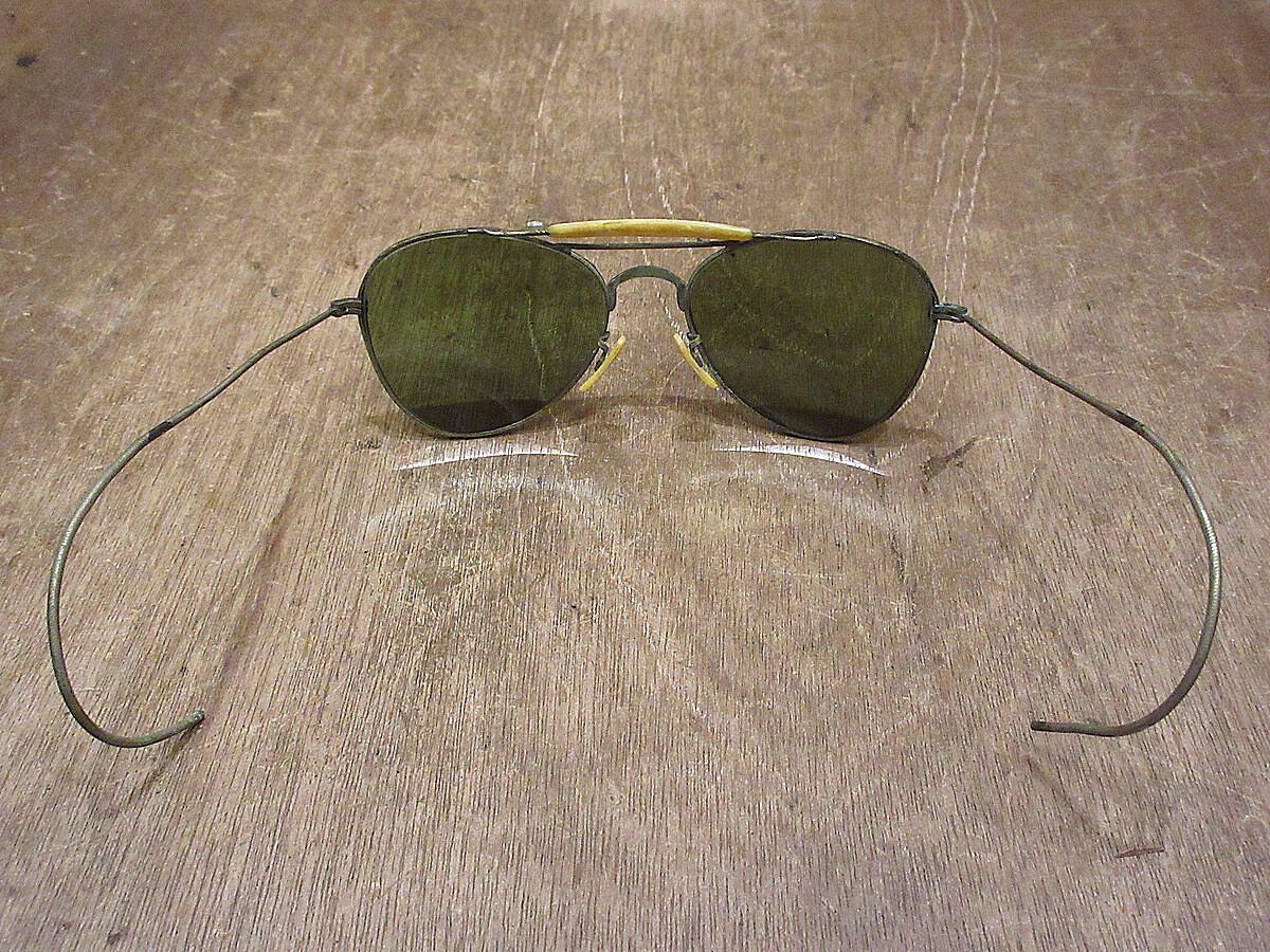 ビンテージ40's50's○アビエイターサングラス○230612i7-eygls ビンテージ40's50's○アビエイターサングラス○230612i7-eygls