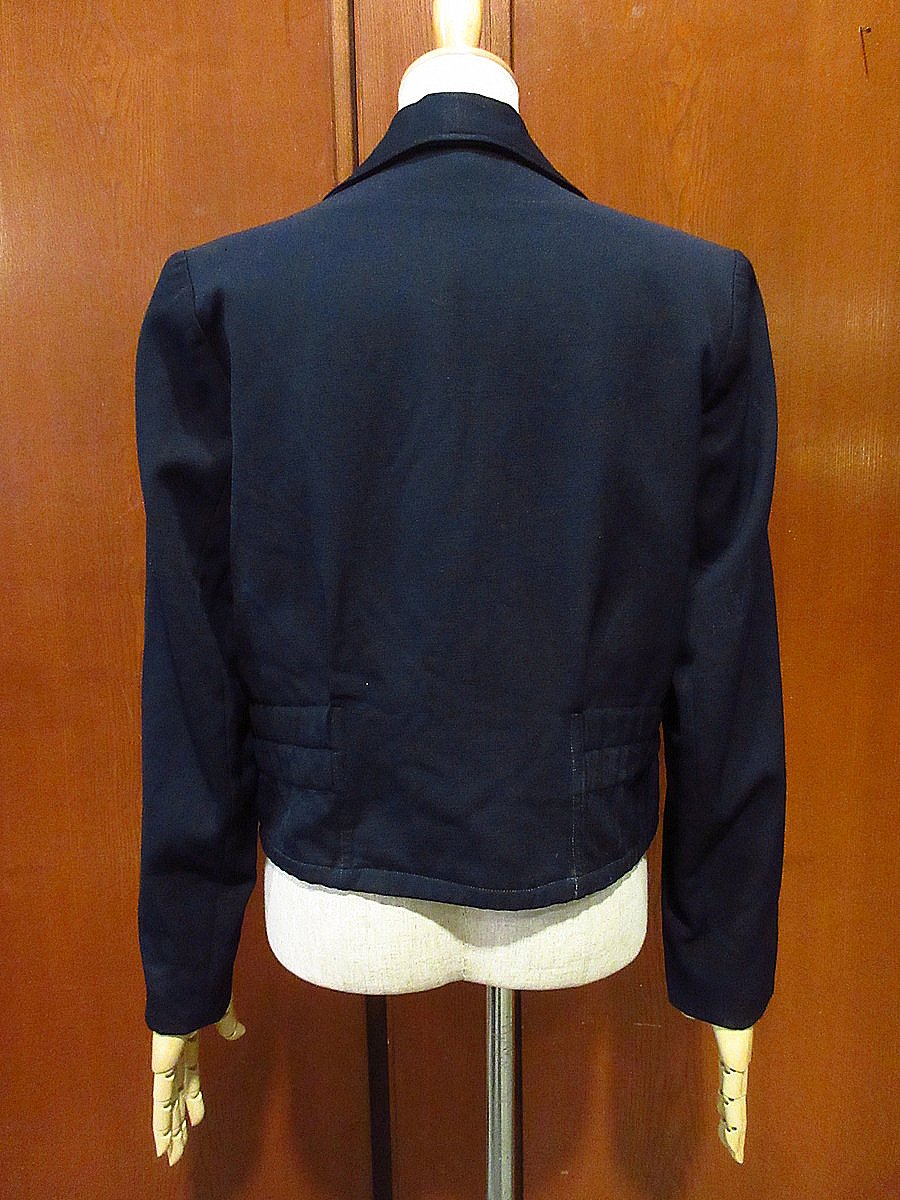 ビンテージ40's○White Stagウールスキージャケット紺○240321i6-m-jk-