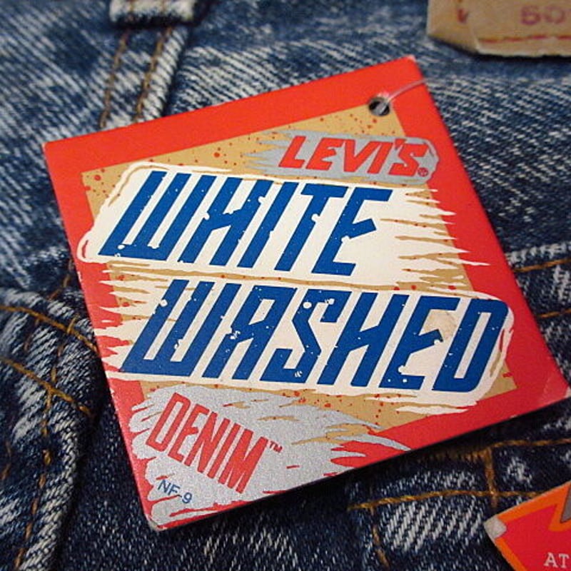 ビンテージ80's○DEADSTOCK Levi's 501ホワイトウォッシュW29 L32○