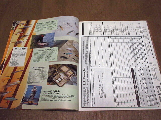 ビンテージ90's○L.L.Bean 1990年フライフィッシングカタログ
