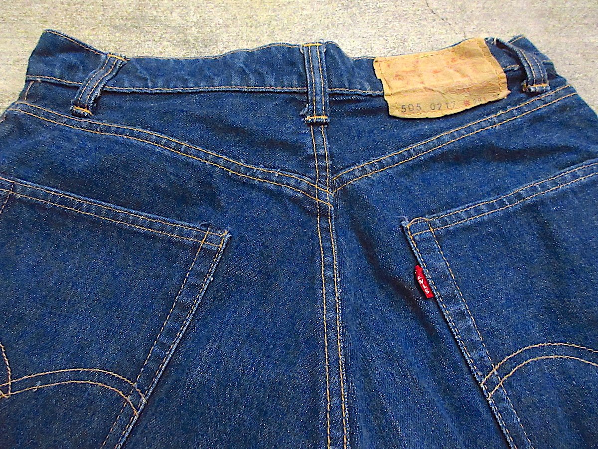 ビンテージ60's○Levi's 505 BIG EデニムカットオフショーツW68cm○240