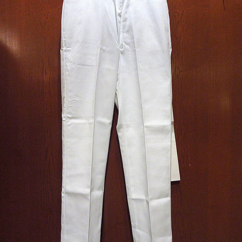ビンテージ80's○DEADSTOCK Dickies S874Eワークパンツ白表記W33 L