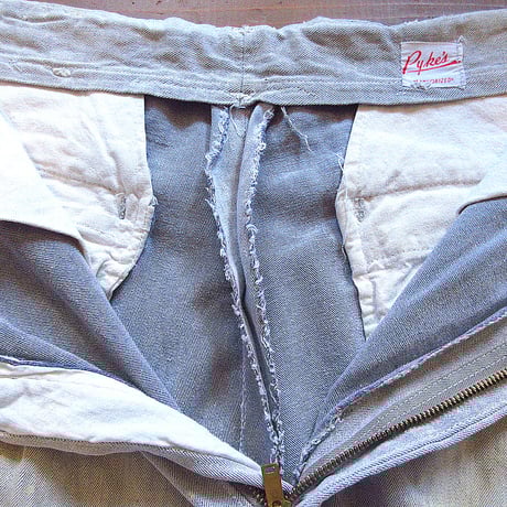 ビンテージ40’s●Pyke’sコットンツイルワークパンツ実寸W80cm●240517k8-m-pnt-wk-w31 1940sメンズ古着