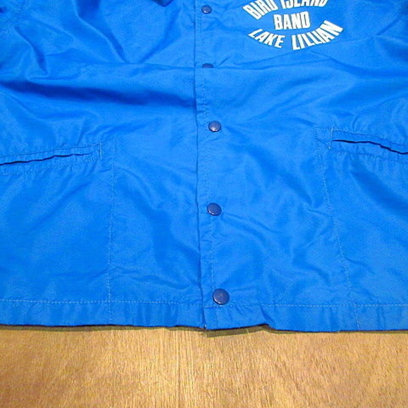 ビンテージ70's○WEST WINDナイロンコーチジャケット青size L○200626n3