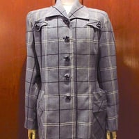 ビンテージ40's○SOO WOOLEN MILLSレディースウールスポーツ