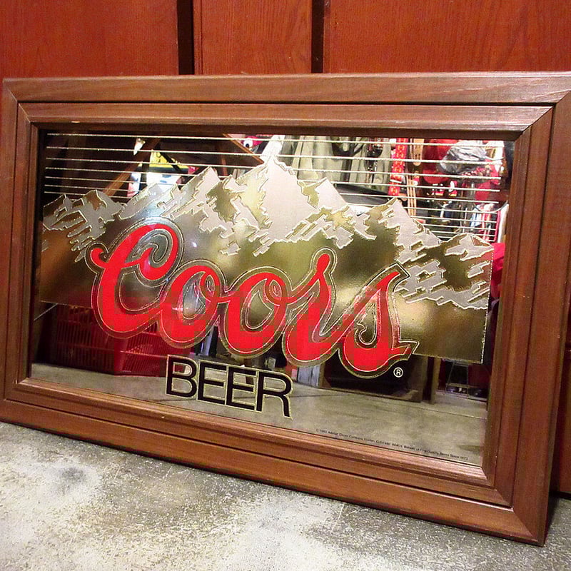 Coors Light クアーズ　パブミラー　 壁掛け　インテリア Coors Light クアーズパブミラー 壁掛けインテリア