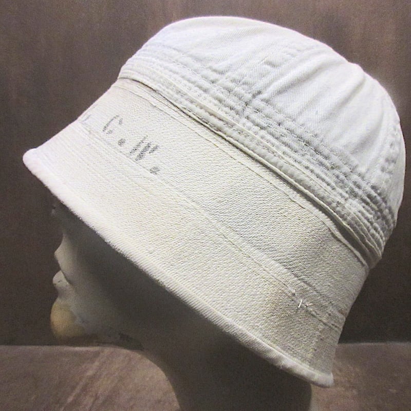 40s 50s 60s usnavy セーラーハット　vintage メモリアル ビンテージ50's60's○U.S.NAVYステンシル入りセーラーハット○260408z5