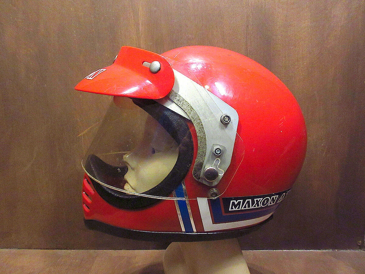 maxon マクソン ビンテージヘルメット 80s vmx オフロード Sサイズ