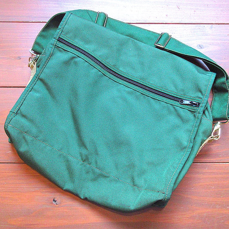 ビンテージ○Remingtonナイロンショルダーバッグ緑○250605k7-bag-shd 