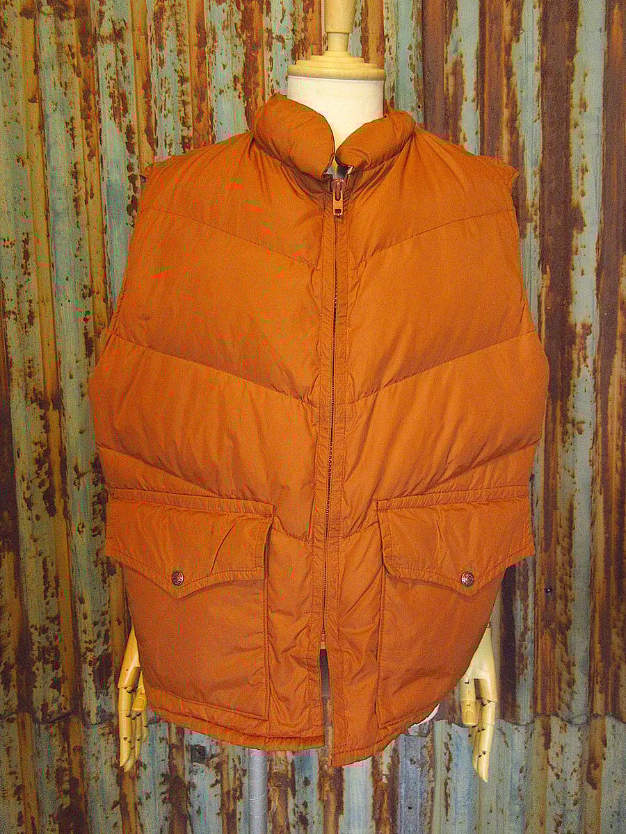 ビンテージ80's○ZERO ZONEダウンベスト茶size XL○240630j3-m-vs ビンテージ80's○ZERO ZONEダウンベスト茶size XL○240630j3-m-vs