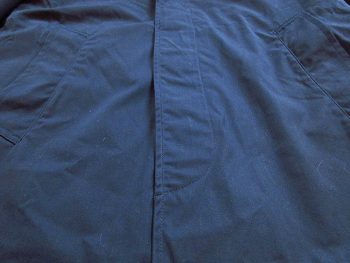 ビンテージ80's○DEADSTOCK U.S.NAVYオールウェザーコート紺size 36R
