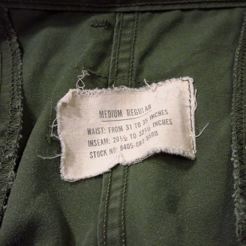 ビンテージ60's○U.S.ARMY ジャングルファティーグパンツ 1st